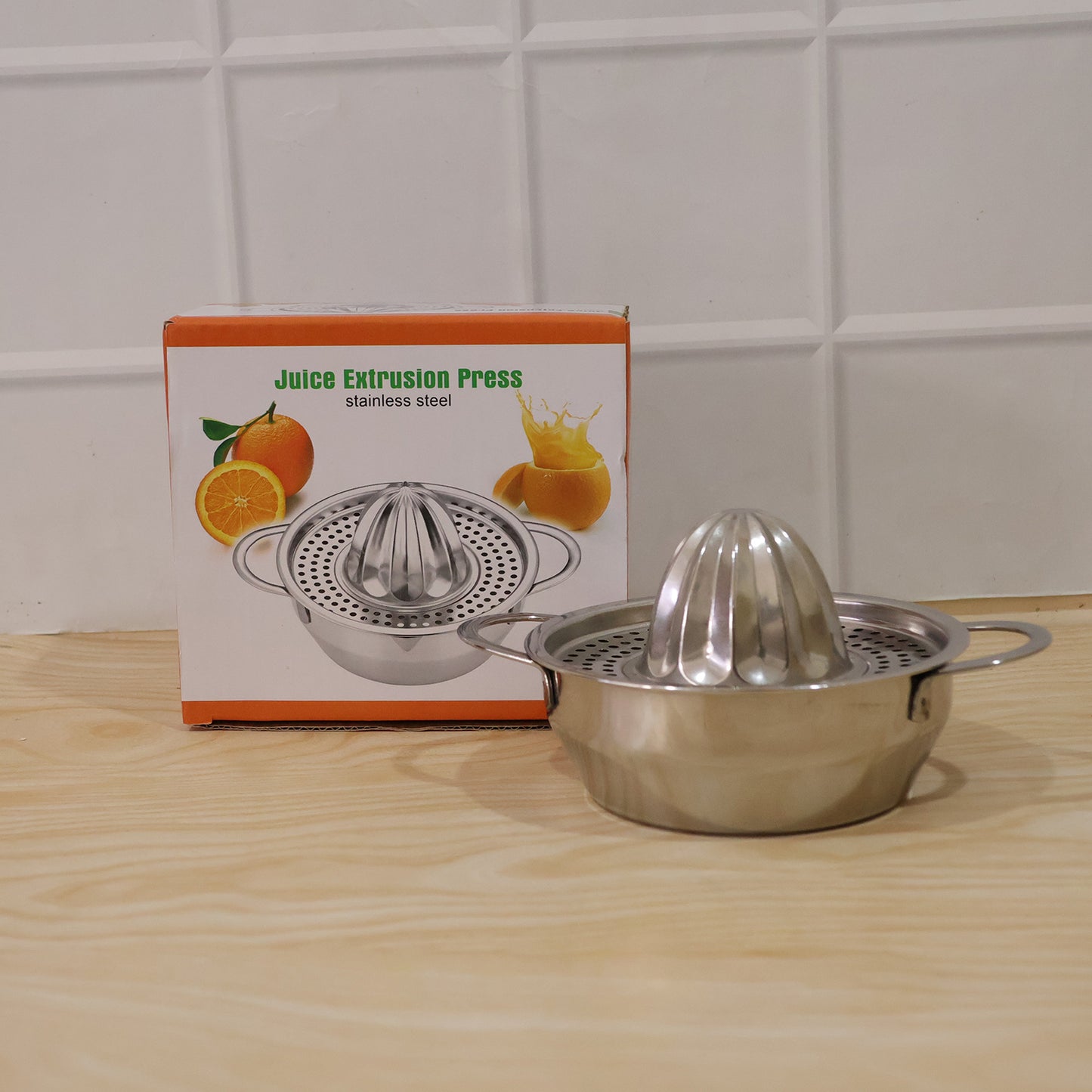 Stainless Steel Citrus Juicer Easy Manual Hand Press For Fresh Juice