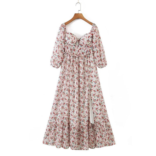 Women's Spring/Summer Side Slit Dress