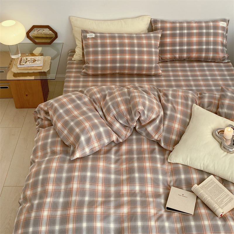 Cotton Washed Pillowcase in Simple Fashion Design