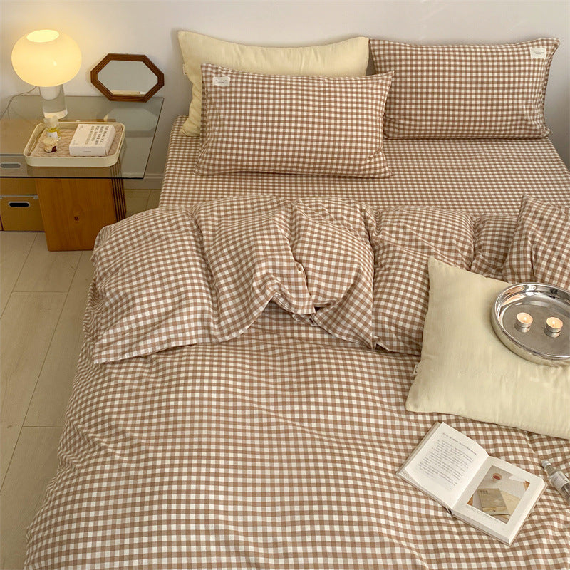Cotton Washed Pillowcase in Simple Fashion Design