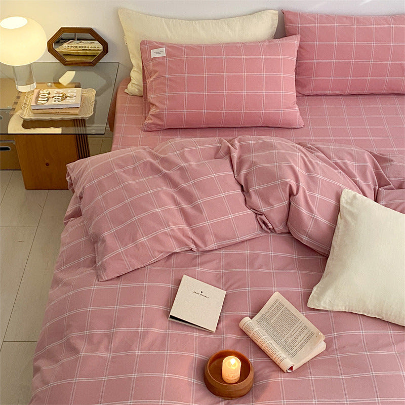 Cotton Washed Pillowcase in Simple Fashion Design