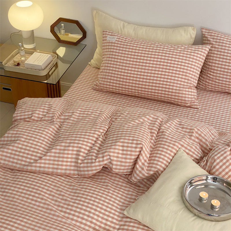 Cotton Washed Pillowcase in Simple Fashion Design