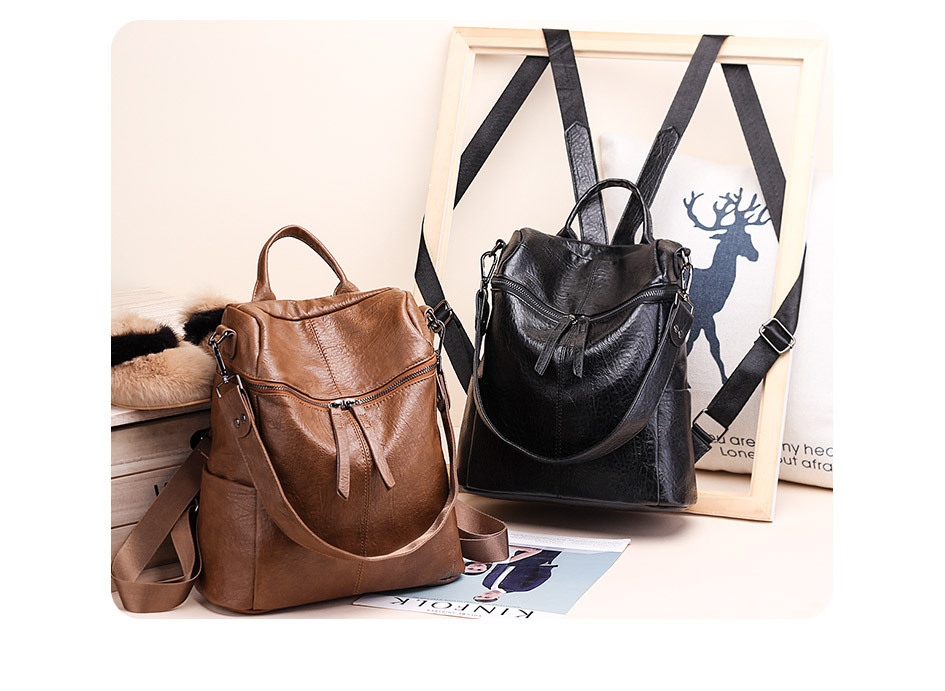 Women's Backpack - Dual Shoulder Bag