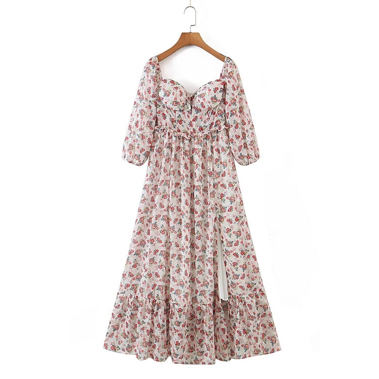 Women's Spring/Summer Side Slit Dress