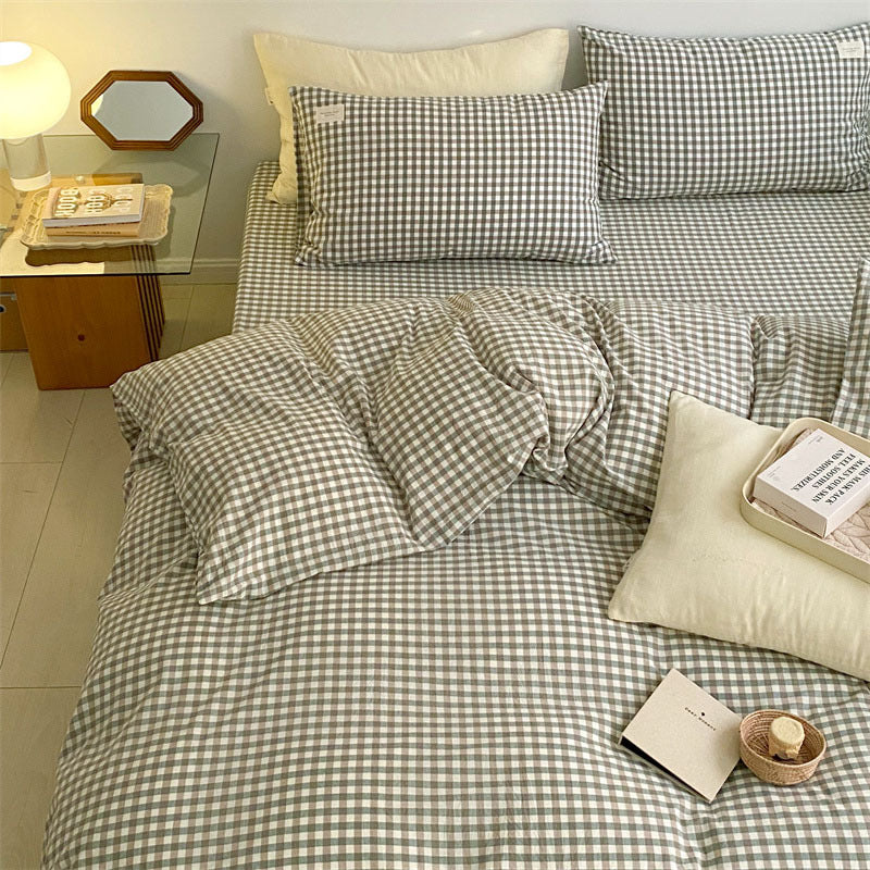 Cotton Washed Pillowcase in Simple Fashion Design
