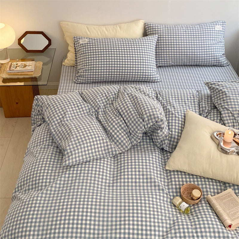Cotton Washed Pillowcase in Simple Fashion Design
