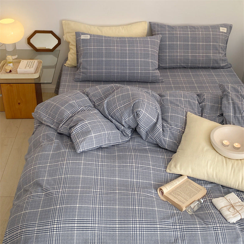 Cotton Washed Pillowcase in Simple Fashion Design